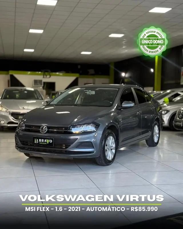 Carro Volkswagen Virtus 2021 1.6 MSI 16V (Flex)