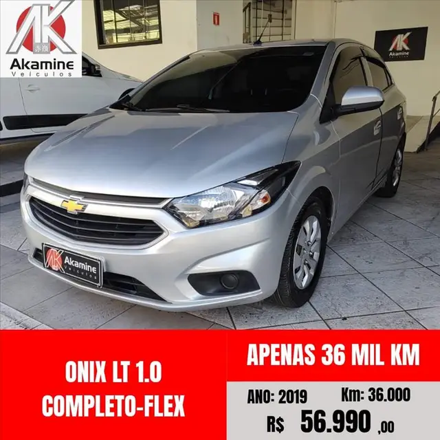 Carro Chevrolet Onix 2019 LT 1.0 Turbo (Flex)
