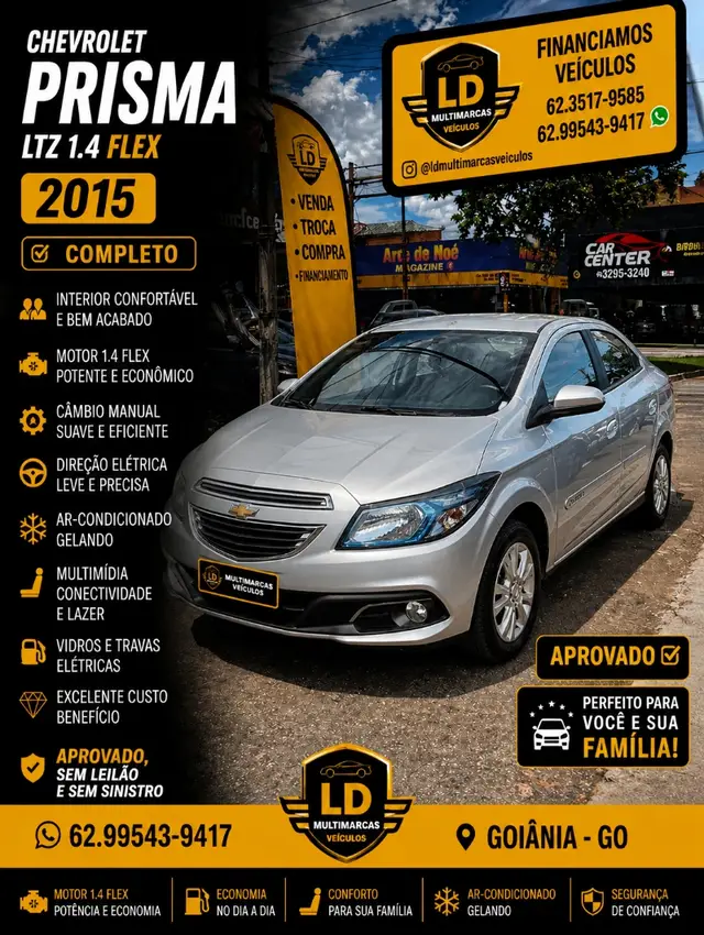 Carro Chevrolet Prisma 2015 1.4 LTZ SPE/4