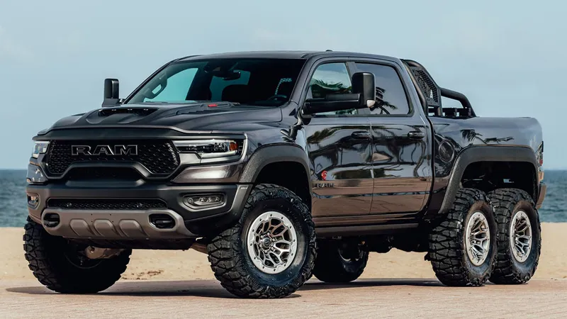 RAM 1500 TRX vira monstro de 6 rodas e R$ 1,3 milhão contra o apocalipse