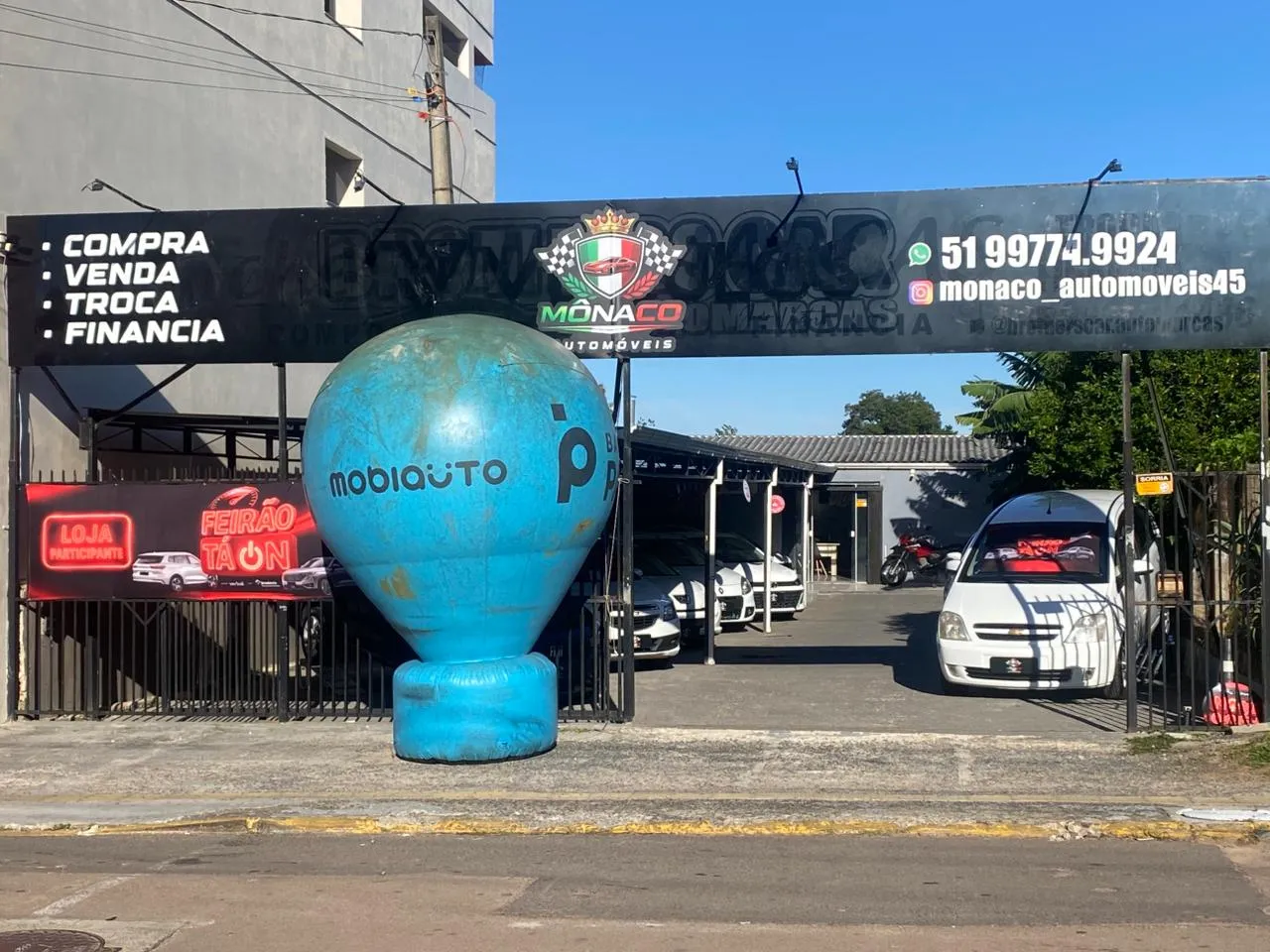 Fachada da loja MONACO AUTOMOVEIS RS - Gravataí - RS