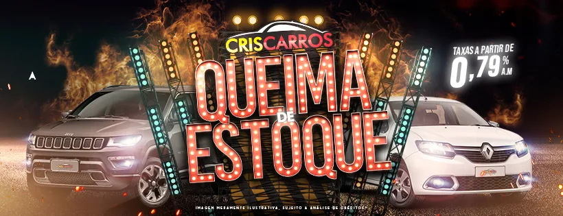 Fachada da loja CRIS CARROS MOTORS - Rio das Ostras - RJ