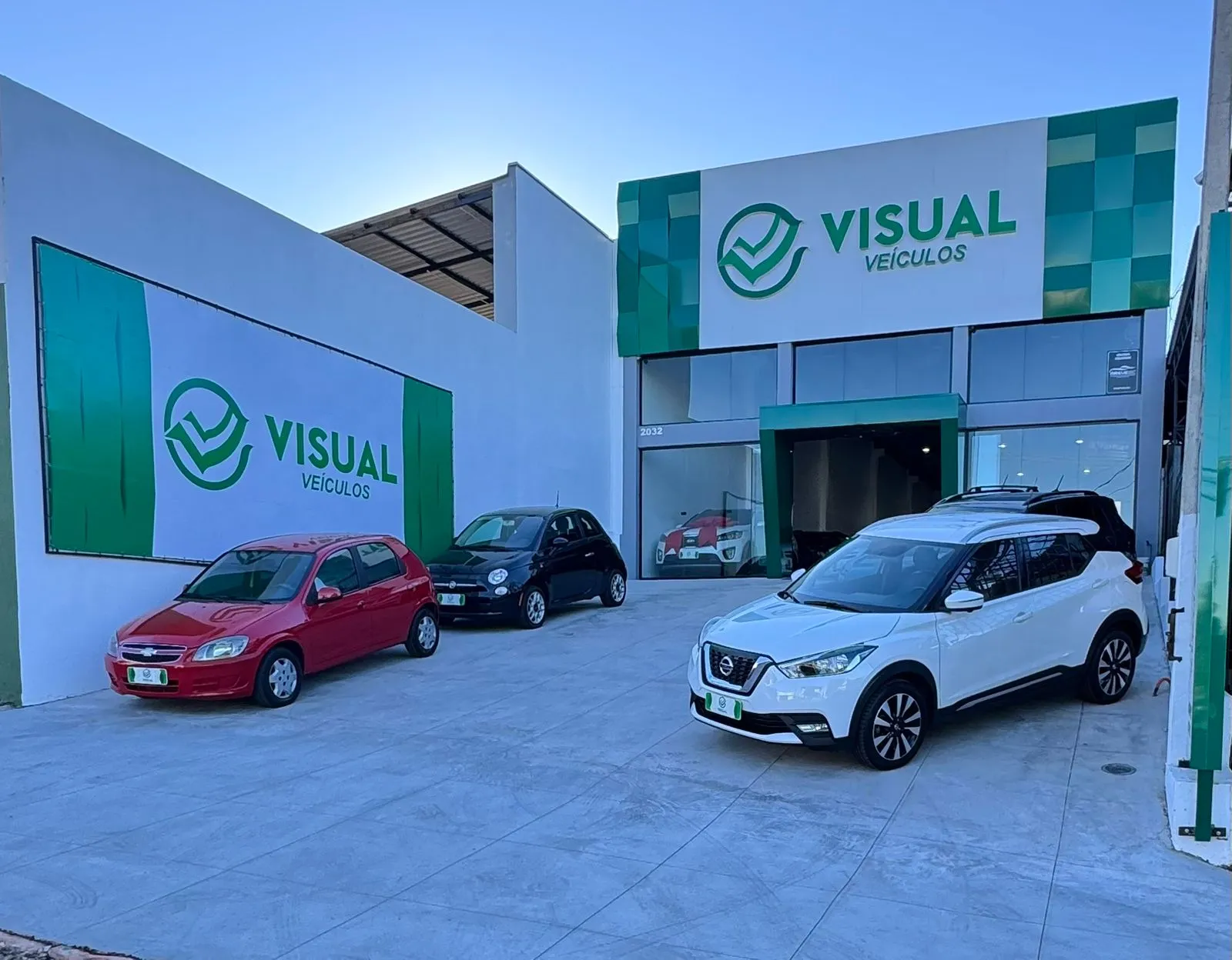 Fachada da loja Visual Veiculos - Santa Cruz do Sul - RS
