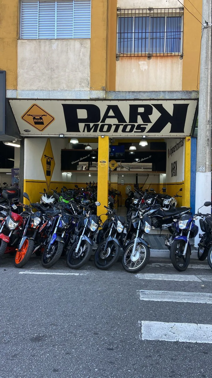 Fachada da loja Park motos  - São Bernardo do Campo - SP