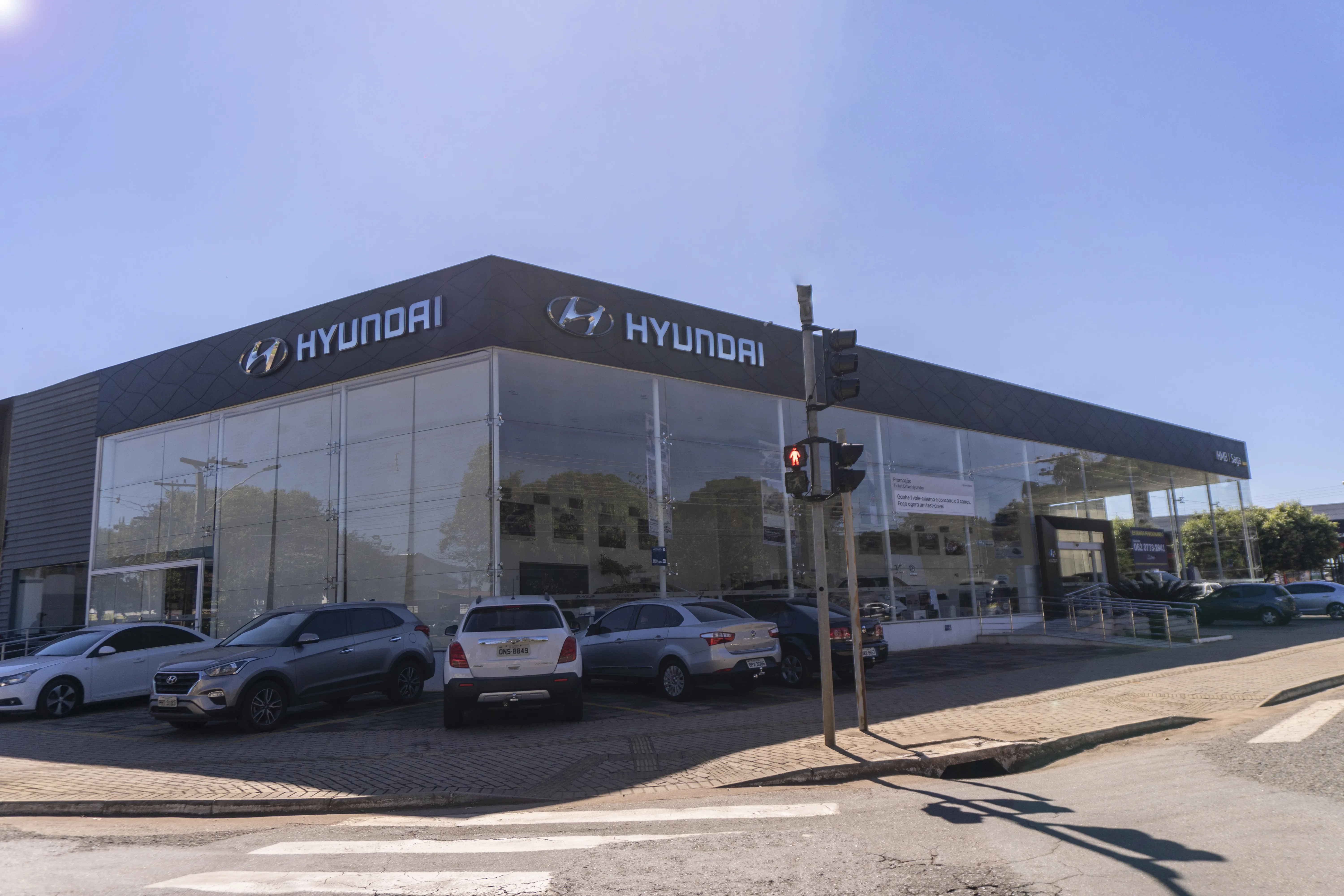 Fachada da loja SAGA HYUNDAI CJ - Goiânia - GO