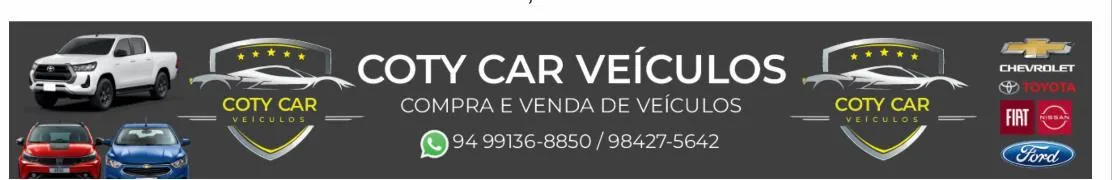 Fachada da loja COTY CAR VEICULOS - Marabá - PA