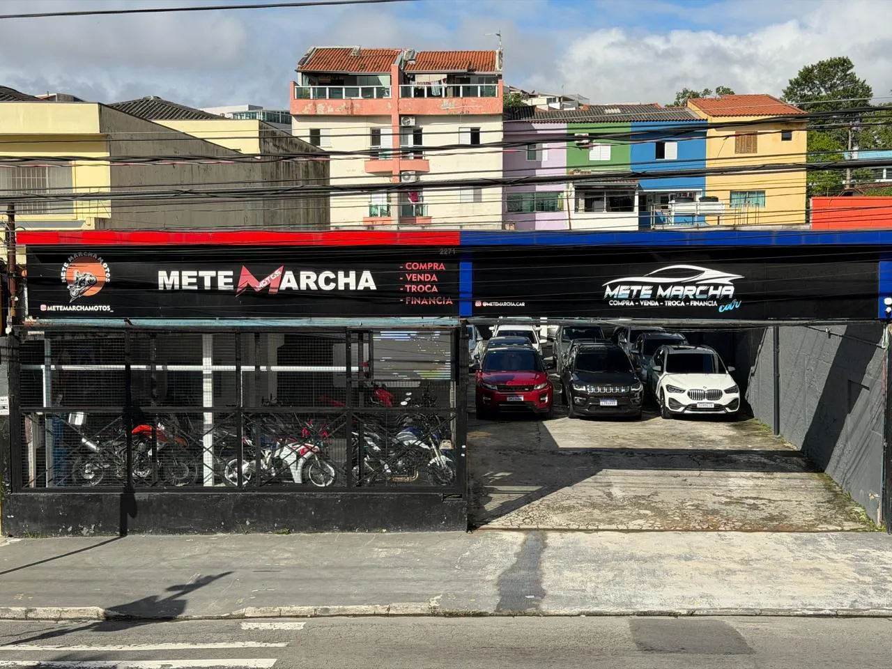 Fachada da loja METE MARCHA - Santo André - SP