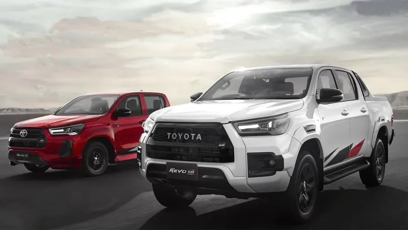 Nova Toyota Hilux GR-Sport poderá vir rebaixada de série