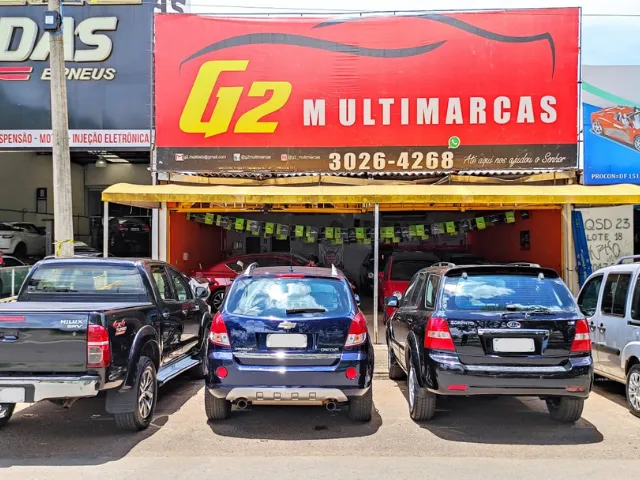 Fachada da loja G2 Multimarcas  - Brasília - DF