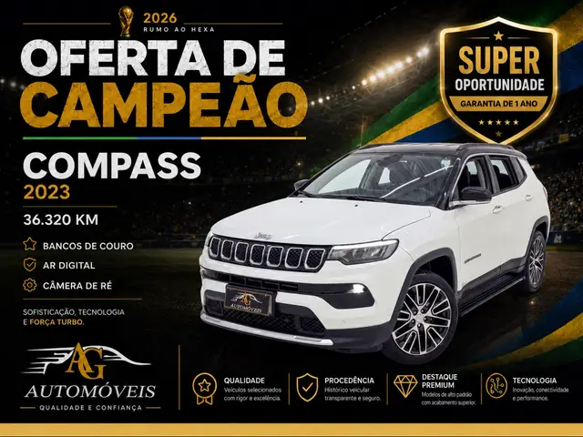 Carro Jeep Compass 2023 Limited 1.3 T270 (Aut) (Flex)