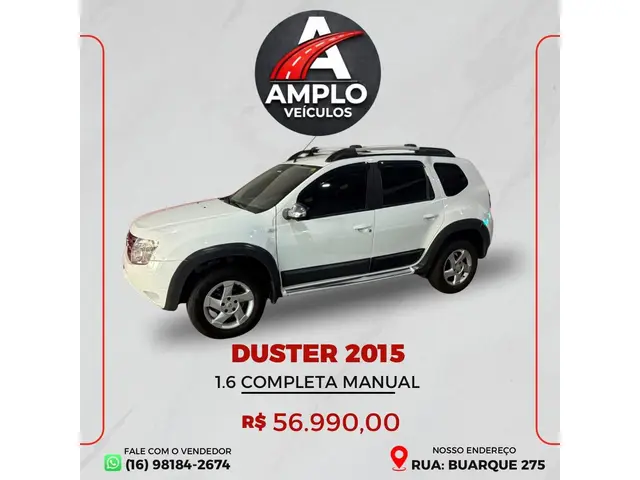 Carro Renault Duster 2015 1.6 16V Dynamique (Flex)