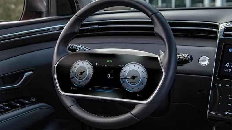 Hyundai registra volante bizarro que já incorpora quadro de instrumentos