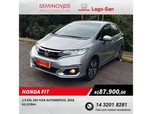 Honda Fit 2018 1.5 16v EXL CVT (Flex)