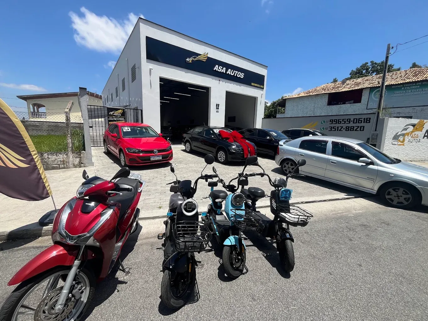 Fachada da loja Asa Autos - Tremembé - SP