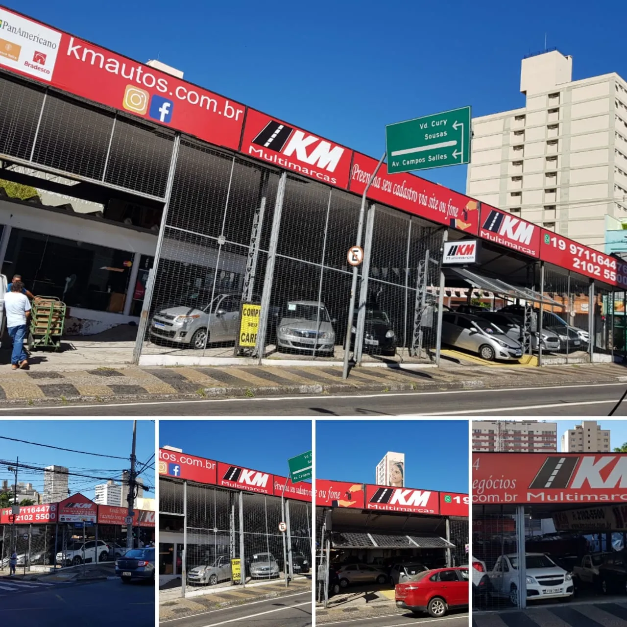 Fachada da loja Veículos à venda em KM VEICULOS - Campinas - SP | Mobiauto