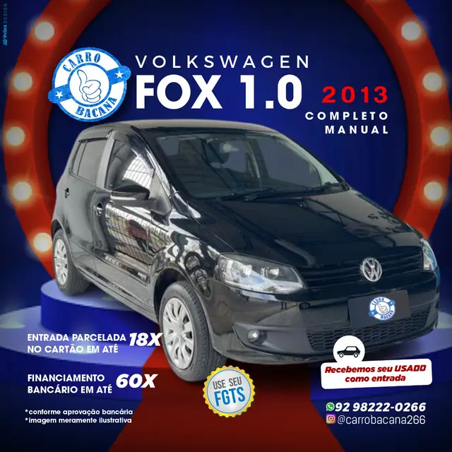 Carro Volkswagen Fox 2013 1.0 VHT (Flex) 2p