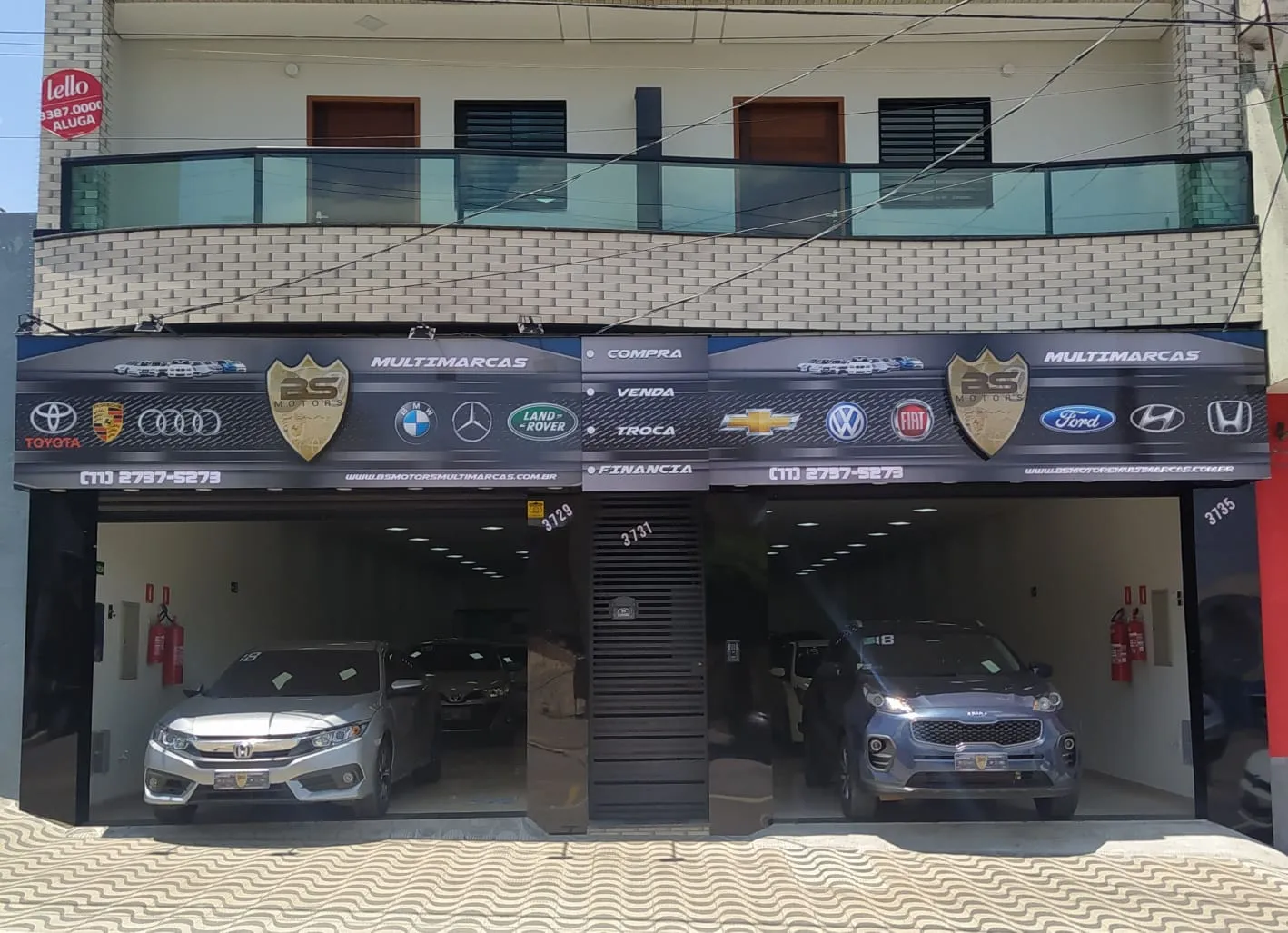 Fachada da loja BS MOTORS MULTIMARCAS EIRELI - São Paulo - SP