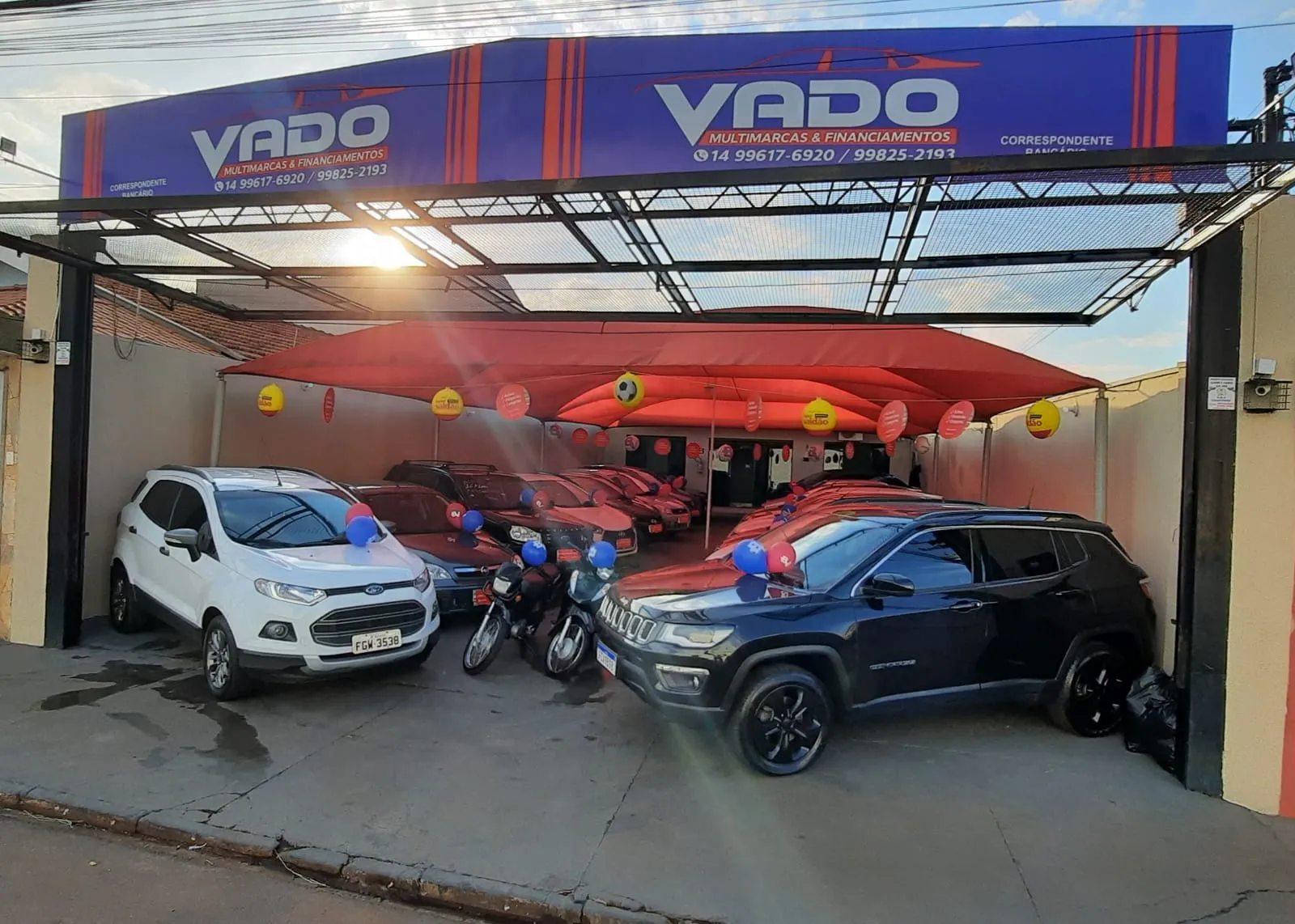 Fachada da loja VADO MULTIMARCAS & FINANCIAMENTOS - Ourinhos - SP