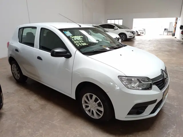 Carro Renault Sandero 2021 Life 1.0 12V SCe (Flex)