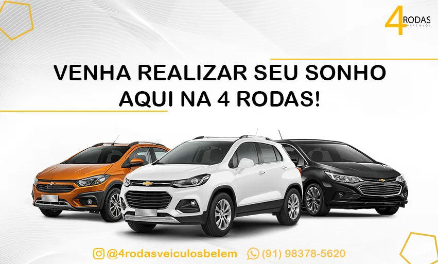 Fachada da loja 4 Rodas Veículos - Belém - PA