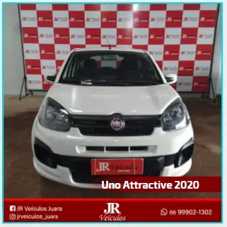 Carro Fiat Uno 2020 Attractive 1.0 8V (Flex) 4p