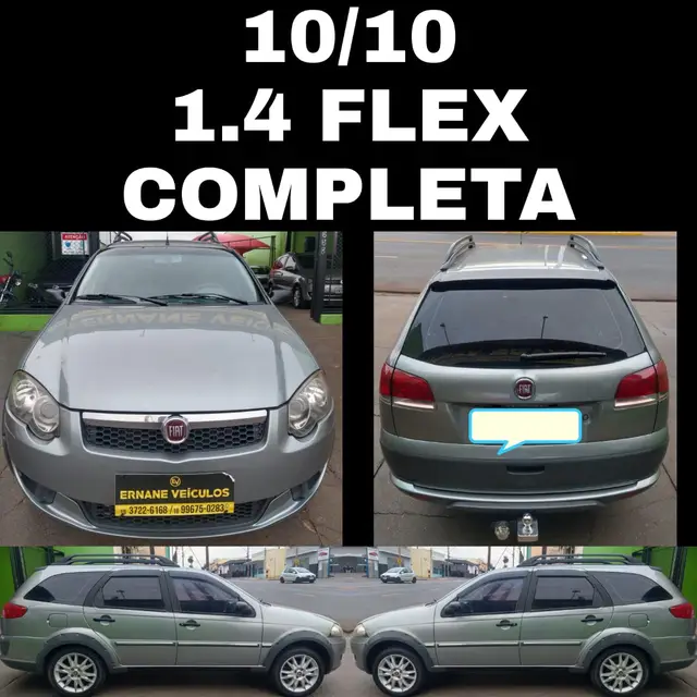 Carro Fiat Palio Weekend 2010 Trekking 1.4 8V (Flex)