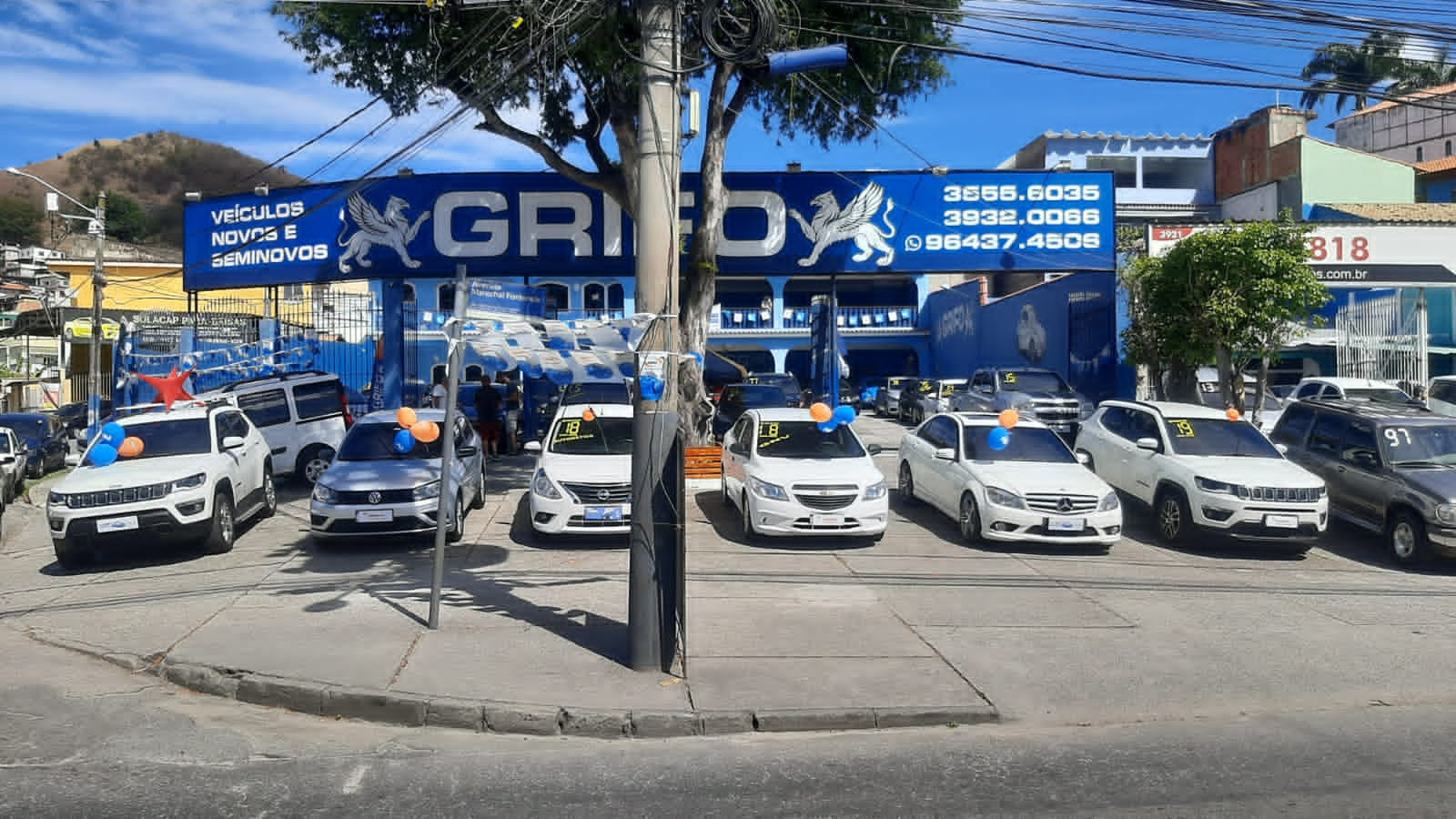 Fachada da loja Veículos à venda em Grifo Automoveis - Rio de Janeiro - RJ