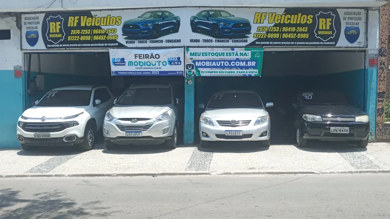 Fachada da loja RF VEICULOS - Duque de Caxias - RJ
