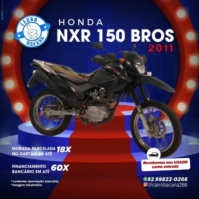 Carro Honda NXR 150 2011 Bros ESD