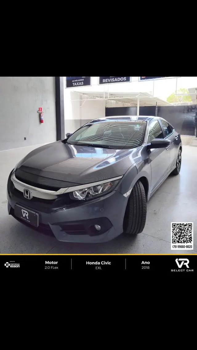 Carro Honda Civic 2018 EXL 2.0 i-VTEC CVT