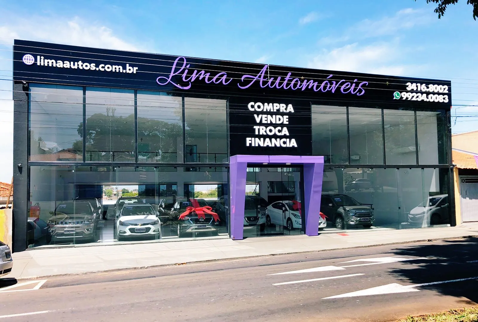 Fachada da loja Veículos à venda em LIMA AUTOMÓVEIS - São Carlos - SP | Mobiauto
