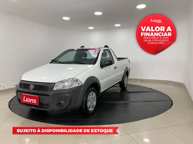 Carro Fiat Strada 2019 Hard Working 1.4 (Flex) (Cabine Simples)