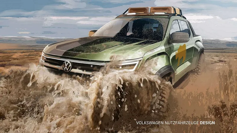 Nova VW Amarok emerge na carona da Ranger, mas sem o Brasil no GPS