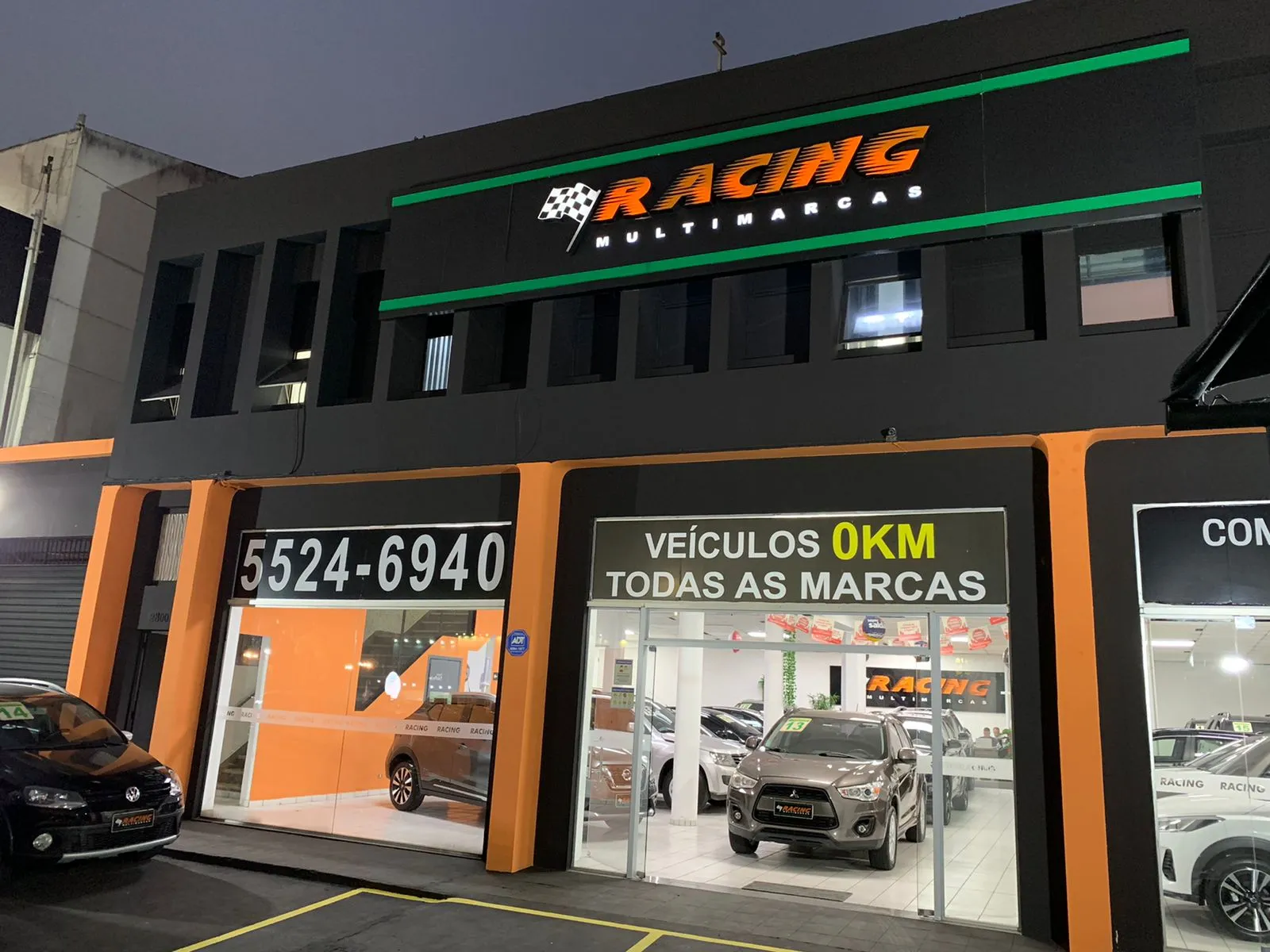 Fachada da loja Racing Multimarcas - Seminovos - São Paulo - SP