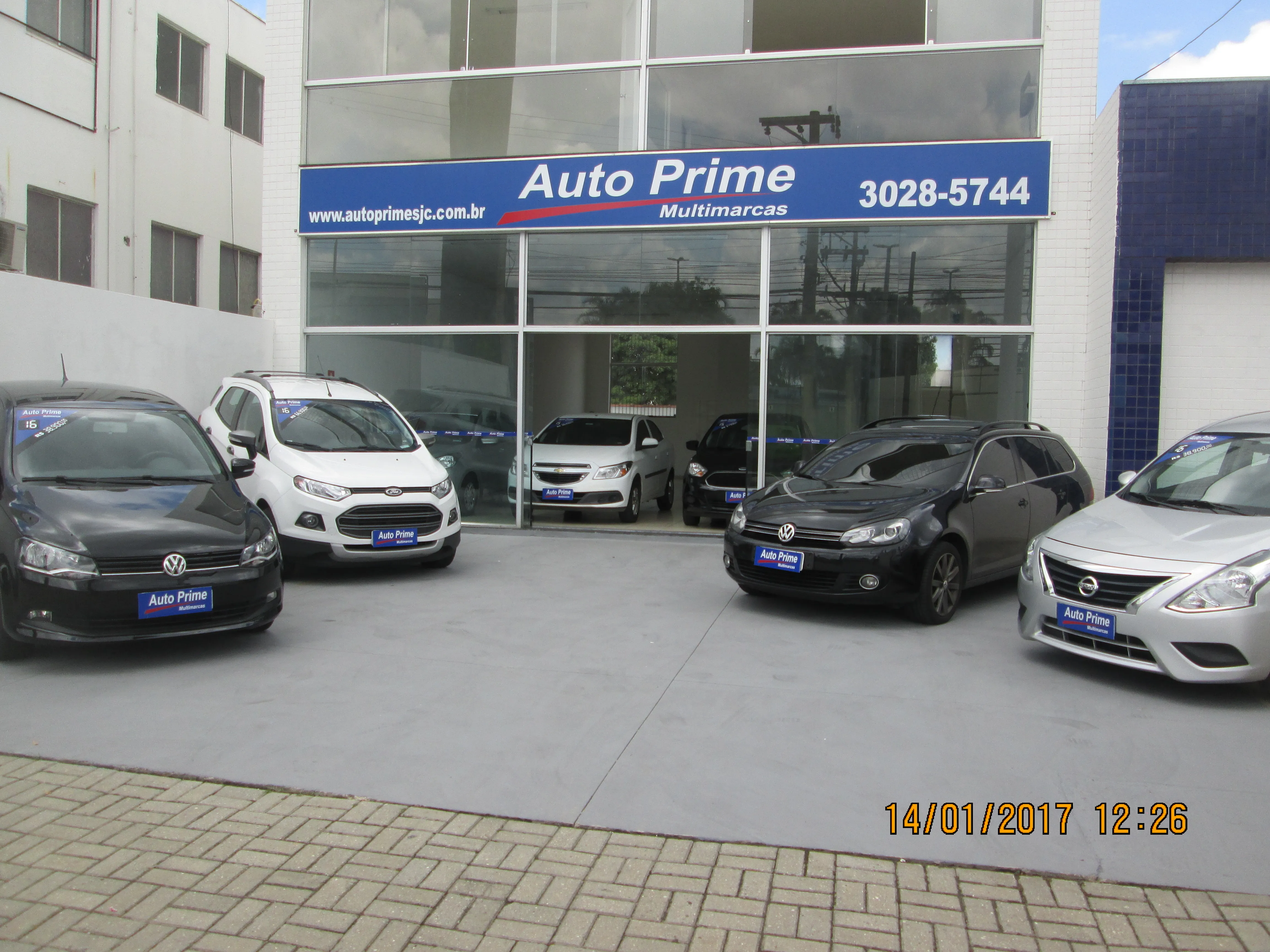Fachada da loja Auto Prime Multimarcas - Jacareí - SP