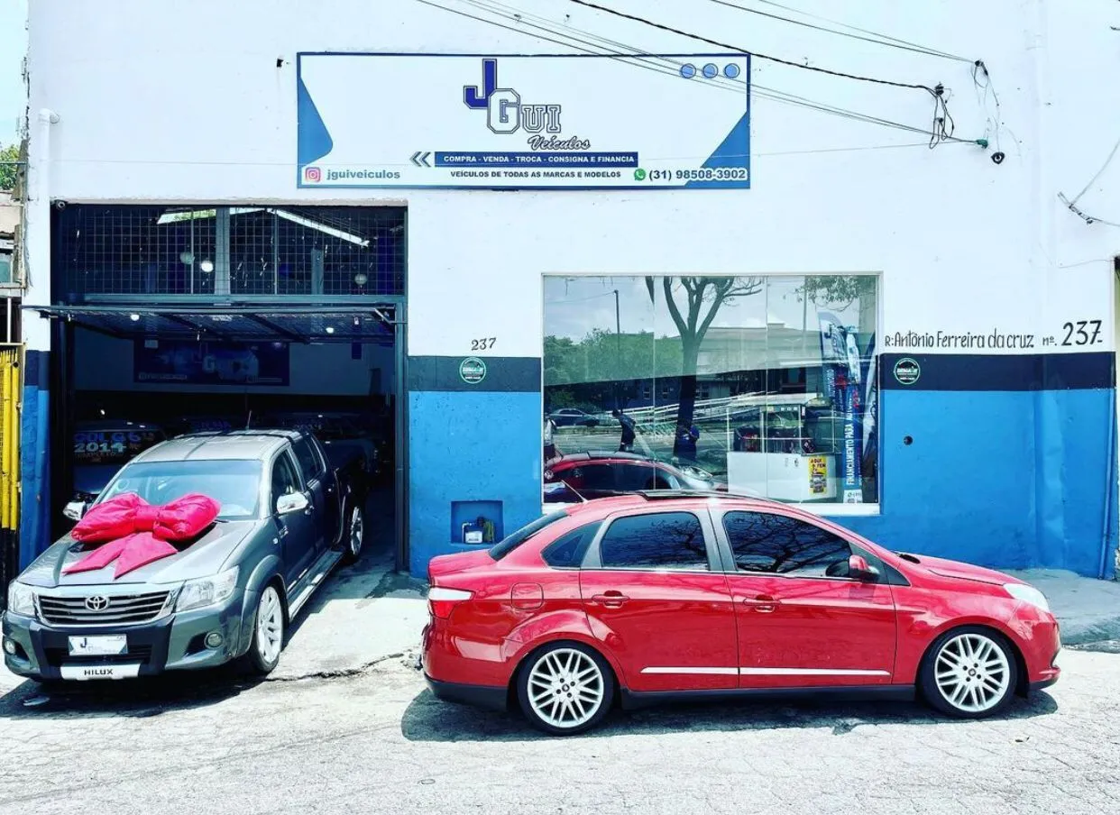 Fachada da loja J GUI VEICULOS - Belo Horizonte - MG