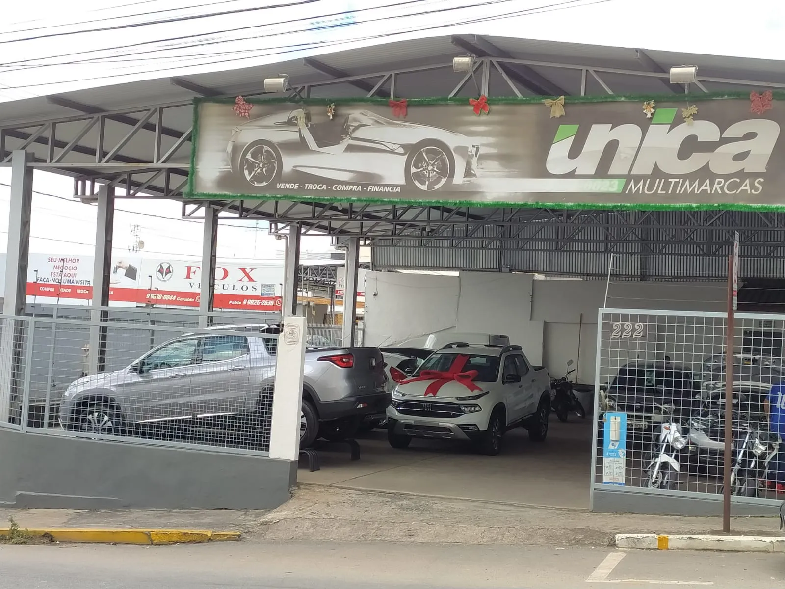 Fachada da loja UNICA MULTIMARCAS - Formiga - MG