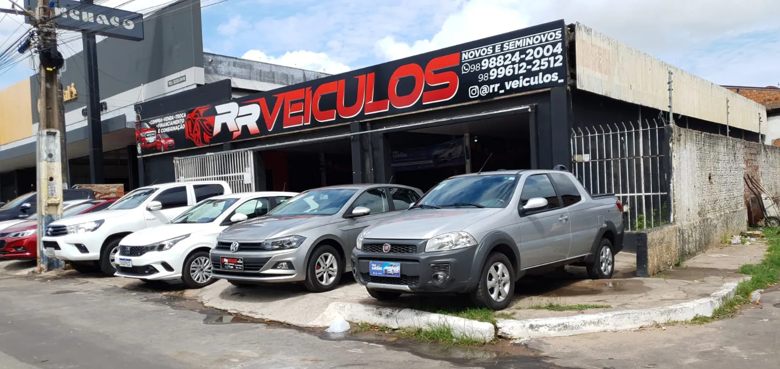 Fachada da loja Veículos à venda em R R VEICULOS - São Luís - MA | Mobiauto