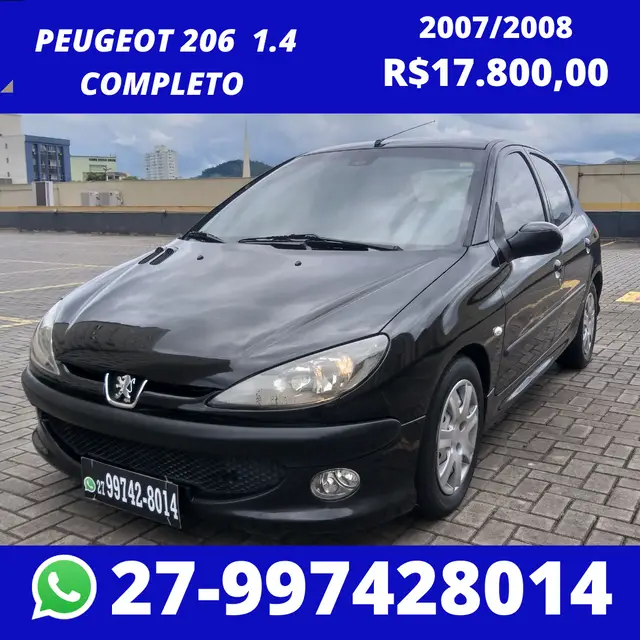 Carro Peugeot 206 2008 Hatch. Moonlight 1.4 8V (flex)