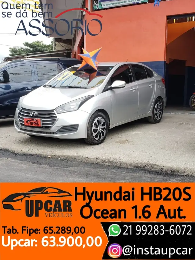 Carro Hyundai HB20S 2017 1.6 Ocean (Flex)