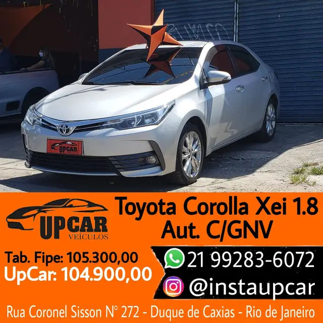 Carro Toyota Corolla 2018 2.0 XEi Multi-Drive S (Flex)