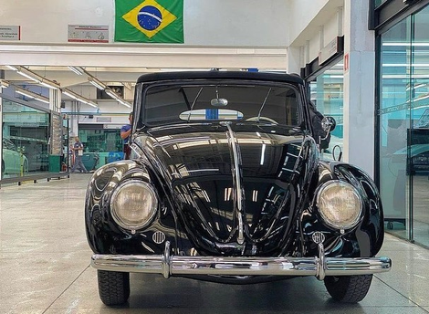 Criado em 1949, o Volkswagen Fusca Hebmüller tem poucas unidades pelo mundo e uma delas está em São Paulo
