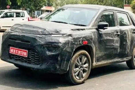 Há poucas semanas do lançamento oficial na Índia, novo SUV compacto da Toyota não escapou de ter a foto vazada nas redes sociais