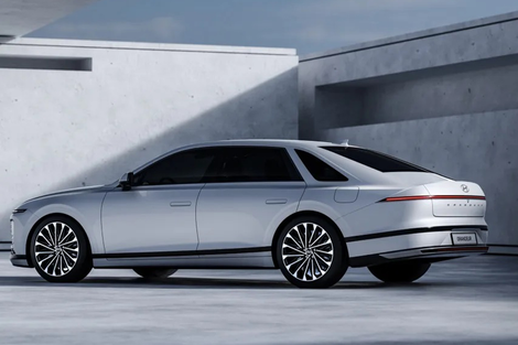 Sétima geração do sedan foi apresentado na Coreia do Sul com visual futurista