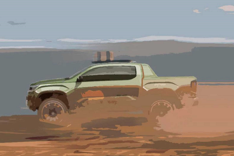 Teaser da segunda geração da picape, que será feita sobre a plataforma da Ford, revela primeiros detalhes do modelos, que será produzido na África do Sul