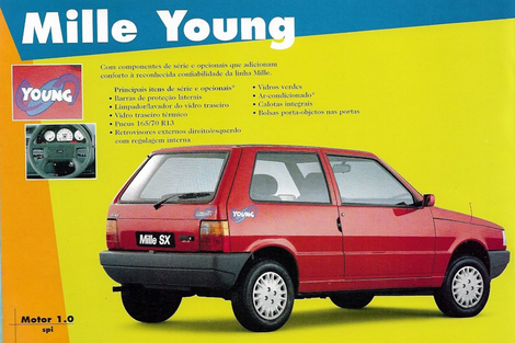 Versão foi uma das últimas do Mille e, apesar de básico, era vendido por R$ 9.950,00, equivalente hoje a R$ 86.664,45
